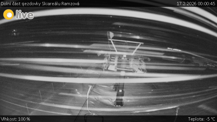 Horské atrakce Ramzová - Dolní část sjezdovky Skiareálu Ramzová - 17.2.2026 v 00:00