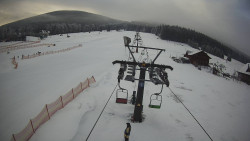 Dolní část sjezdovky Skiareálu Ramzová