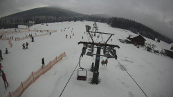 Dolní část sjezdovky Skiareálu Ramzová