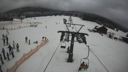 Dolní část sjezdovky Skiareálu Ramzová