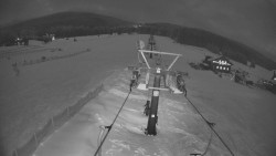 Dolní část sjezdovky Skiareálu Ramzová