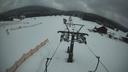 Dolní část sjezdovky Skiareálu Ramzová