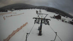 Dolní část sjezdovky Skiareálu Ramzová