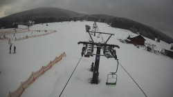 Dolní část sjezdovky Skiareálu Ramzová