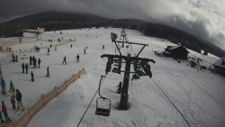 Dolní část sjezdovky Skiareálu Ramzová