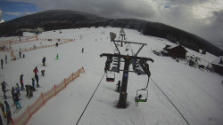 Dolní část sjezdovky Skiareálu Ramzová