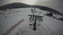 Dolní část sjezdovky Skiareálu Ramzová