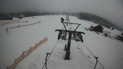 Dolní část sjezdovky Skiareálu Ramzová