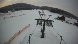 Dolní část sjezdovky Skiareálu Ramzová