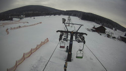 Dolní část sjezdovky Skiareálu Ramzová