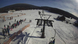 Dolní část sjezdovky Skiareálu Ramzová