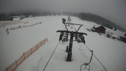 Dolní část sjezdovky Skiareálu Ramzová