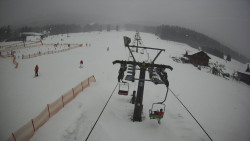 Dolní část sjezdovky Skiareálu Ramzová