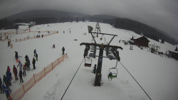 Dolní část sjezdovky Skiareálu Ramzová