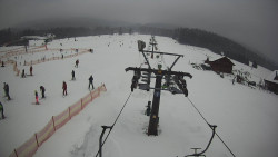 Dolní část sjezdovky Skiareálu Ramzová