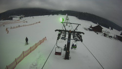 Dolní část sjezdovky Skiareálu Ramzová