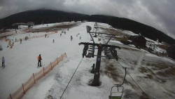 Dolní část sjezdovky Skiareálu Ramzová