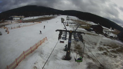 Dolní část sjezdovky Skiareálu Ramzová