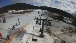 Dolní část sjezdovky Skiareálu Ramzová