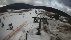 Dolní část sjezdovky Skiareálu Ramzová