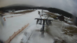 Dolní část sjezdovky Skiareálu Ramzová