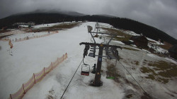 Dolní část sjezdovky Skiareálu Ramzová