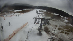 Dolní část sjezdovky Skiareálu Ramzová