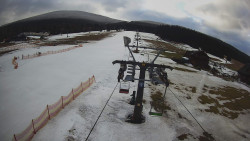 Dolní část sjezdovky Skiareálu Ramzová