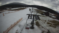 Dolní část sjezdovky Skiareálu Ramzová