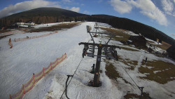 Dolní část sjezdovky Skiareálu Ramzová