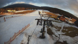 Dolní část sjezdovky Skiareálu Ramzová