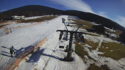 Dolní část sjezdovky Skiareálu Ramzová