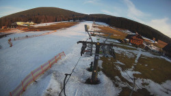 Dolní část sjezdovky Skiareálu Ramzová