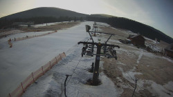 Dolní část sjezdovky Skiareálu Ramzová