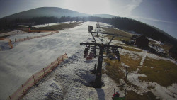 Dolní část sjezdovky Skiareálu Ramzová