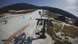 Dolní část sjezdovky Skiareálu Ramzová