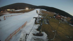 Dolní část sjezdovky Skiareálu Ramzová