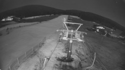 Dolní část sjezdovky Skiareálu Ramzová