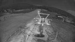 Dolní část sjezdovky Skiareálu Ramzová