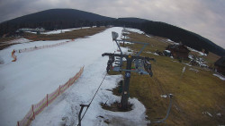 Dolní část sjezdovky Skiareálu Ramzová