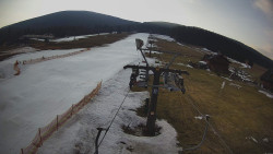 Dolní část sjezdovky Skiareálu Ramzová