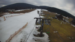 Dolní část sjezdovky Skiareálu Ramzová