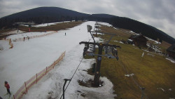 Dolní část sjezdovky Skiareálu Ramzová