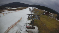 Dolní část sjezdovky Skiareálu Ramzová