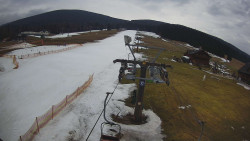 Dolní část sjezdovky Skiareálu Ramzová