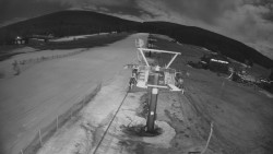 Dolní část sjezdovky Skiareálu Ramzová