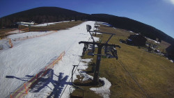 Dolní část sjezdovky Skiareálu Ramzová