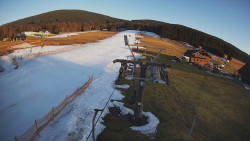 Dolní část sjezdovky Skiareálu Ramzová