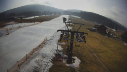 Dolní část sjezdovky Skiareálu Ramzová