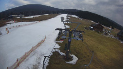 Dolní část sjezdovky Skiareálu Ramzová